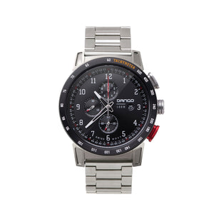 CR-01 - CHRONO WATCH WITH METAL BRACELET & MICRO ADJUSTMENT BUCKLE DangoProducts