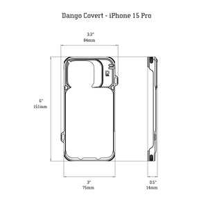 DANGO COVERT CASE FOR IPHONE 15 PRO DangoProducts