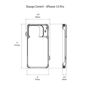 DANGO COVERT CASE FOR IPHONE 15 PRO DangoProducts