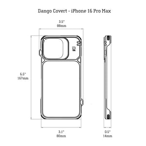 DANGO COVERT CASE FOR IPHONE 16 PRO MAX DangoProducts