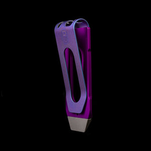 MC02 PURPLE CHASSIS, BURPLE TITANIUM MONEY CLIP DangoProducts