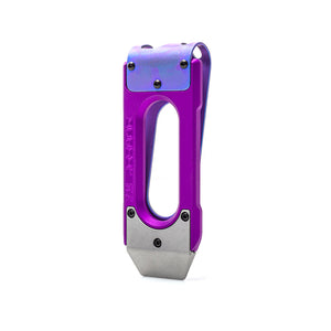 MC02 PURPLE CHASSIS, BURPLE TITANIUM MONEY CLIP DangoProducts