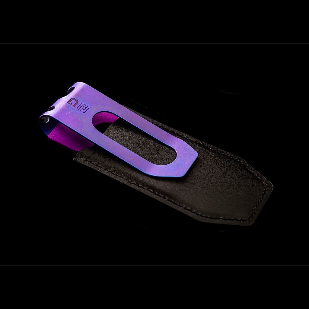 MC02 PURPLE CHASSIS, BURPLE TITANIUM MONEY CLIP DangoProducts