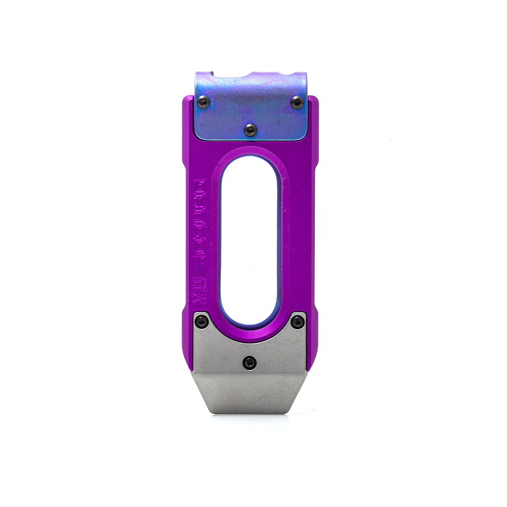 MC02 PURPLE CHASSIS, BURPLE TITANIUM MONEY CLIP DangoProducts