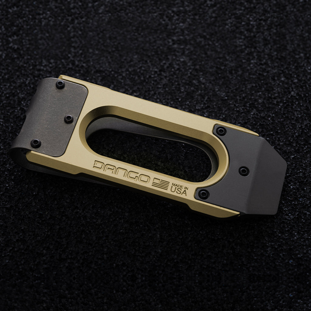 MC02 TITANIUM MONEY CLIP - LIMITED EDITION - GOLD ANODIZED DangoProducts