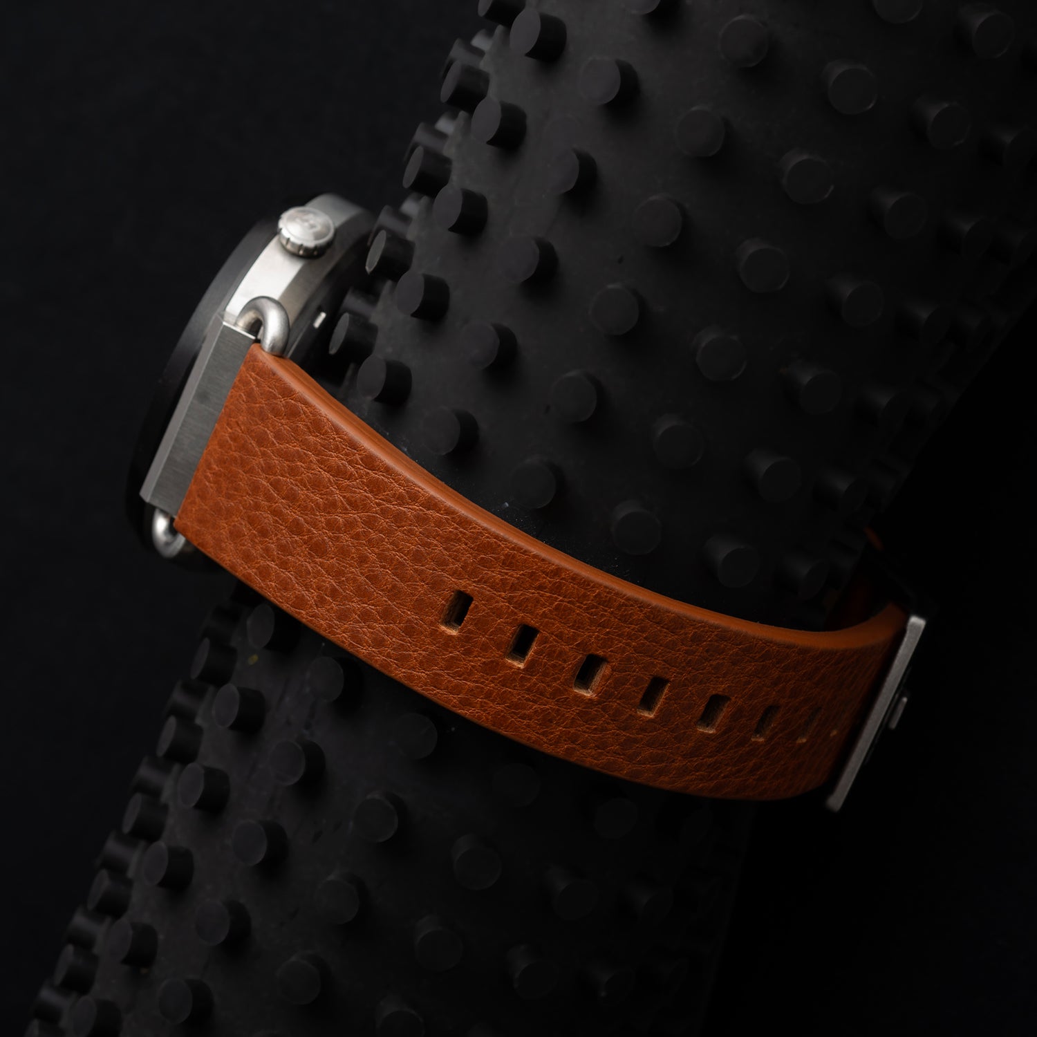 TK-01 - TREK WATCH WITH ITALIAN LEATHER STRAP - WHISKEY BROWN DangoProducts