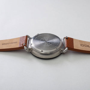 TK-01 - TREK WATCH WITH ITALIAN LEATHER STRAP - WHISKEY BROWN DangoProducts